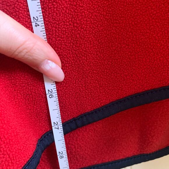 Old Navy Red Navy Fleece Quarter Zip Pullover Mens Sweatshirt XL - Picture 5 of 5